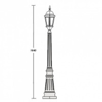 Наземный фонарь  91411L Bl Oasis Light
