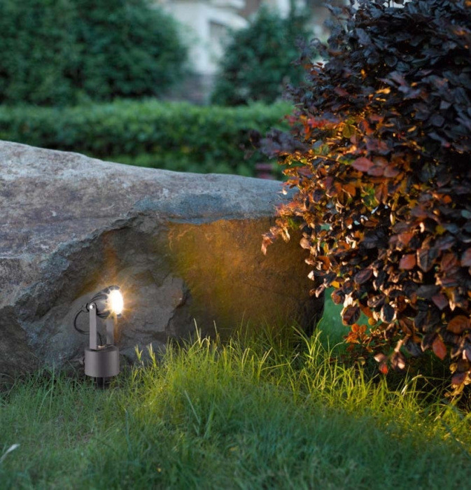 Грунтовый светильник  W12636 Gr Oasis Light