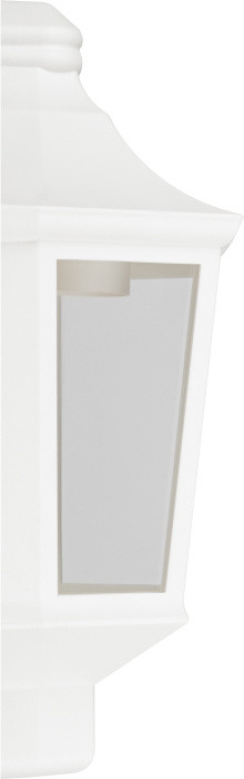 Настенный фонарь уличный  НБУ 06-60-003 У1 белый прозр. ЭРА