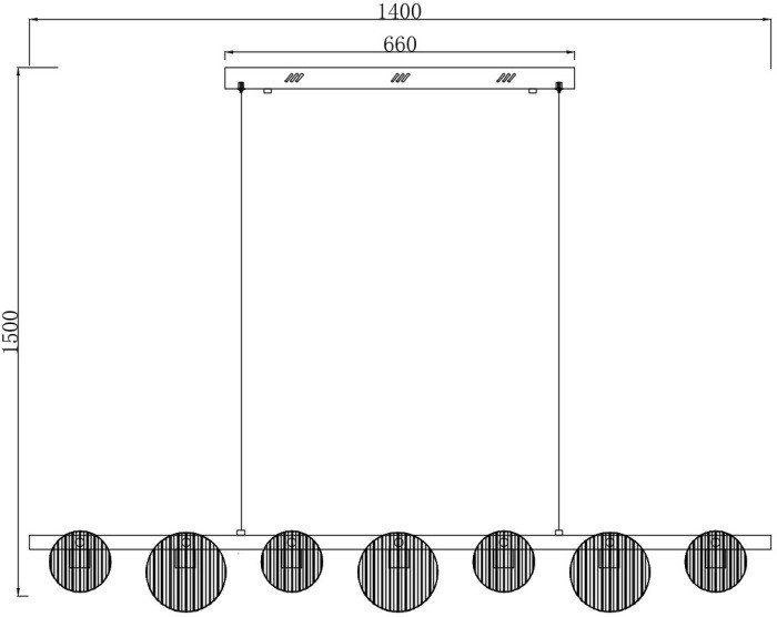 Подвесной светильник Relux 4008/02/07PL Stilfort