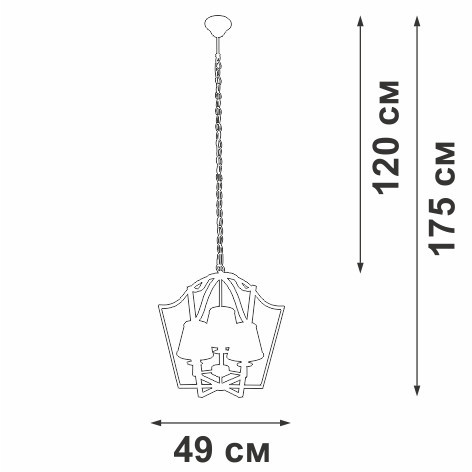 Подвесной светильник V4991-8/3 Vitaluce