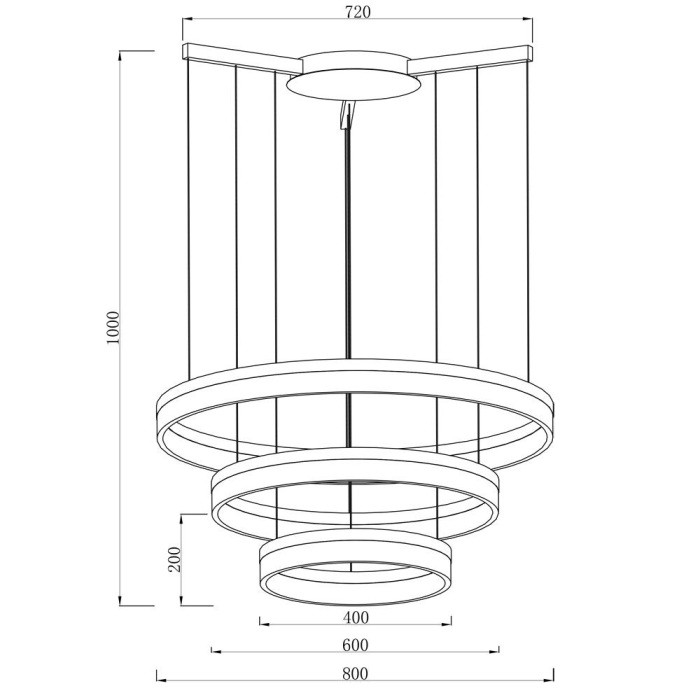 Подвесной светильник Sorento A2504SP-3WH Arte Lamp