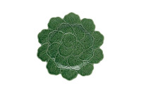 Блюдо 33см."Geranium" зеленое