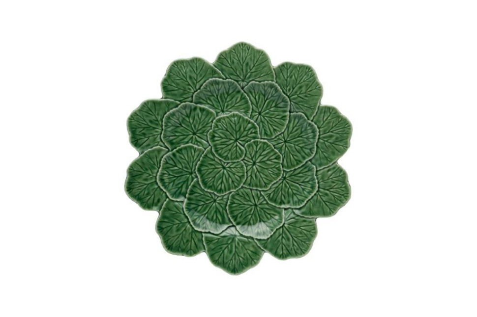 Блюдо 33см."Geranium" зеленое