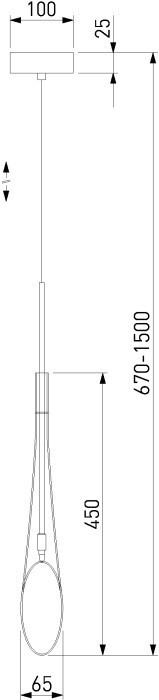 Подвесной светильник Folio 50224/1 Eurosvet