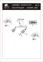 Спот Arte Lamp Biham A3184PL-2AB