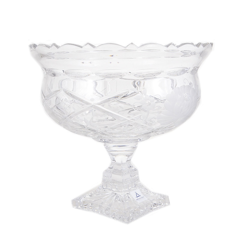 Ваза для фруктов н/н 24см."Роза"