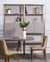 Стул обеденный шенилл бежевый