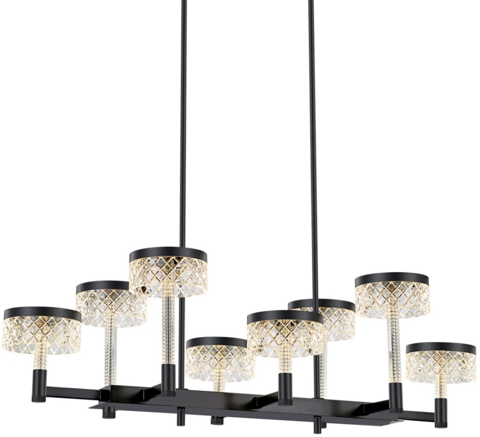 Подвесная люстра Diamond cut MD21020075-8B matt black DeLight Collection