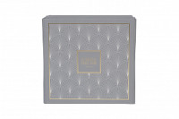 Пододеяльник "Магнолия" с принтом 220х200см синий