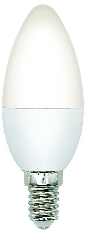 Лампочка светодиодная LED-C37-SLS LED-C37-6W/6500K/E14/FR/SLS Volpe