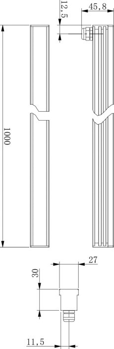Встраиваемый светильник уличный Tube 847015 Deko-Light