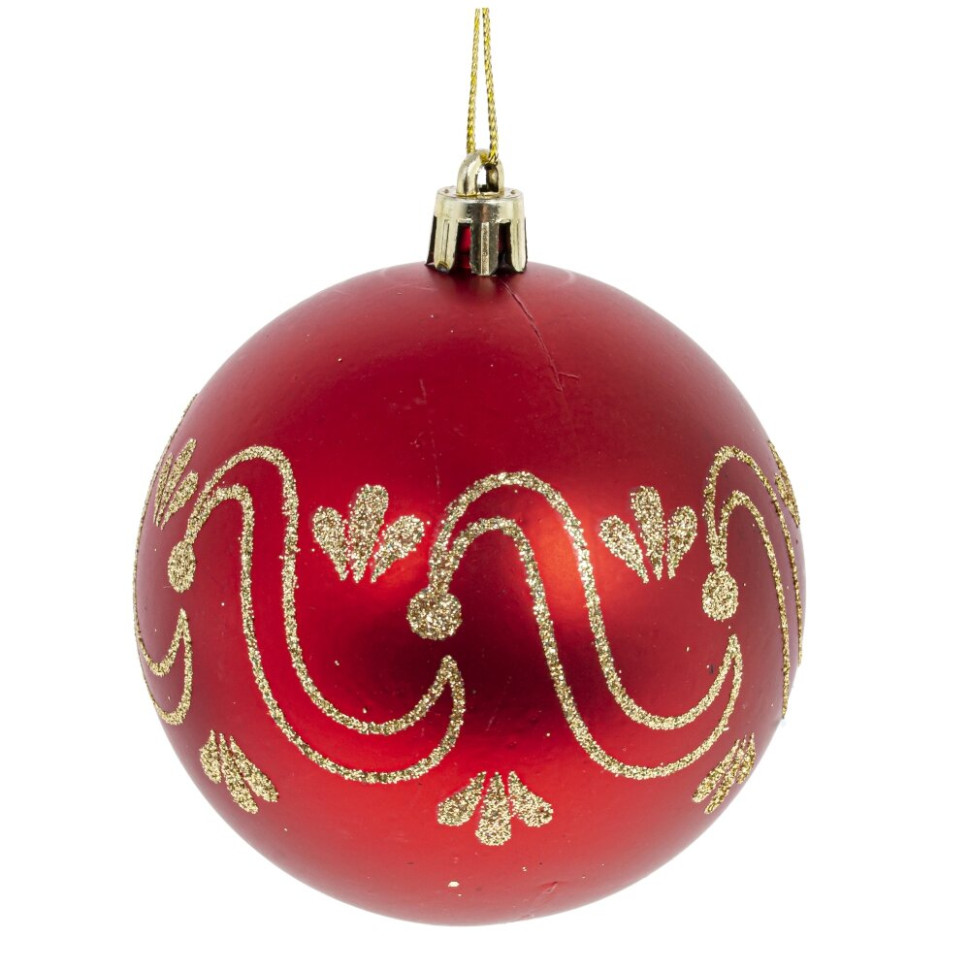 Набор из 12шт Украшение новогоднее "Шар", D 8 см, L35 W27 H8,5 см