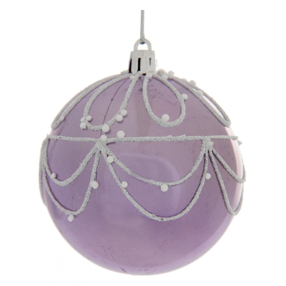 Набор из 12шт Украшение новогоднее "Шар", D 8 см, L35 W27 H8,5 см