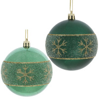 Набор из 12шт Украшение новогоднее "Шар", D 8 см, L35 W27 H8,5 см