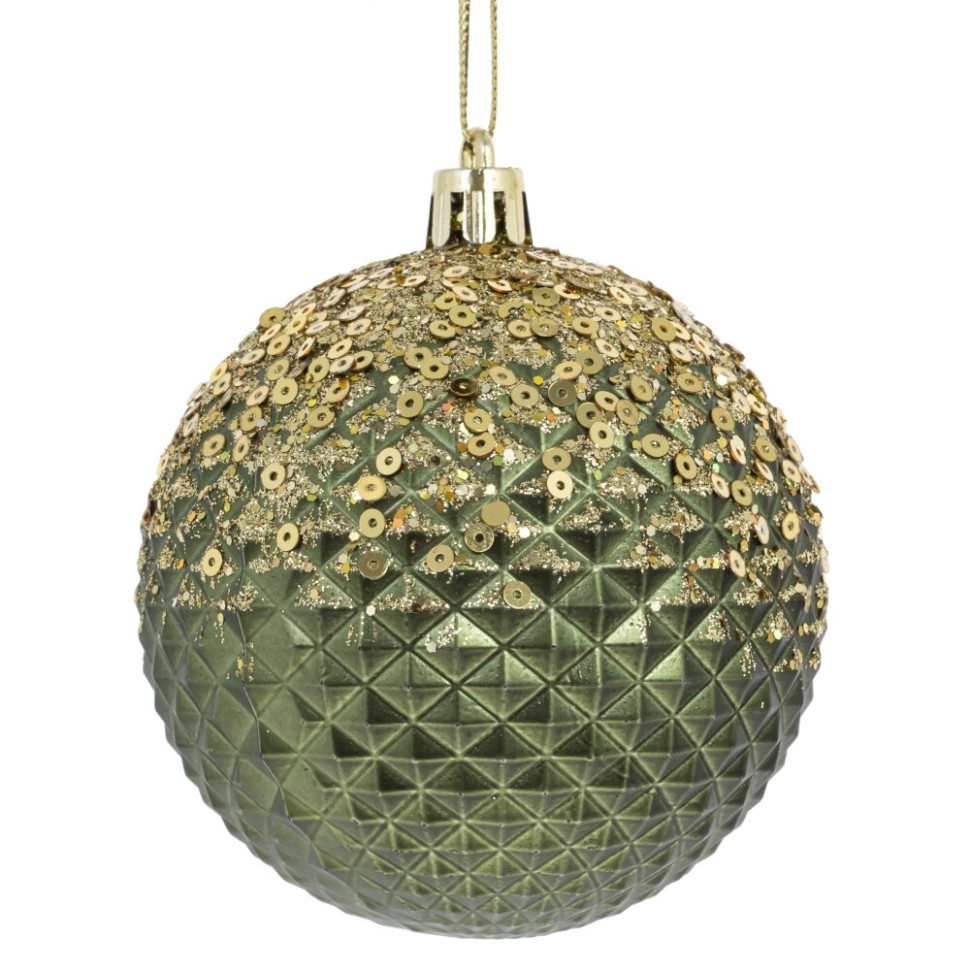 Набор из 12шт Украшение новогоднее "Шар", D 8 см, L35 W27 H8,5 см