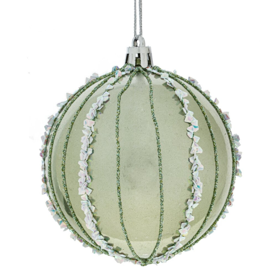 Набор из 12шт Украшение новогоднее "Шар", D 8 см, L35 W27 H8,5 см