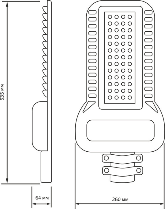 Уличный консольный светильник Qplus 629535320 Gauss