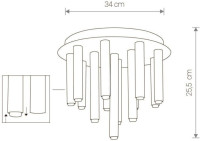 Потолочная люстра Stalactite 9054 Nowodvorski