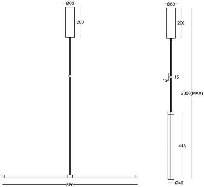Подвесной светильник Supersymmetry P096PL-L11WK1 Maytoni