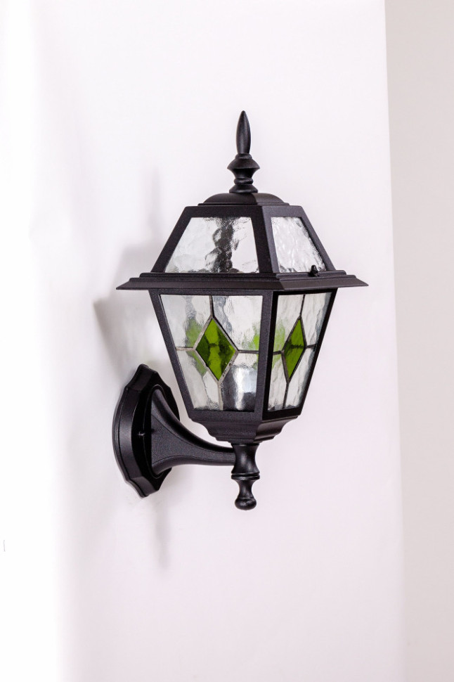 Настенный фонарь уличный FARO lead GLASS 91101/04 lgG Bl Oasis Light