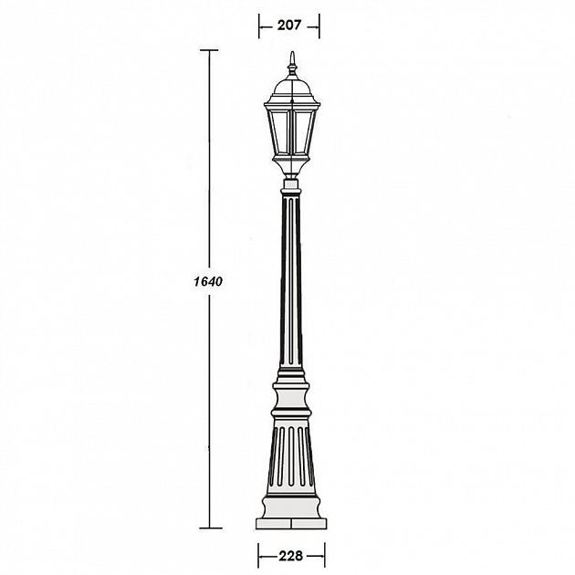 Наземный фонарь  91411L Gb Oasis Light