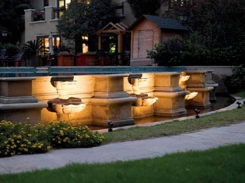 Грунтовый светильник  W12637 Gr Oasis Light