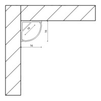 Профиль с рассеивателем SWG SF-1616 000086 Профиль с рассеивателем SWG SF-1616 000086