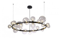 Подвесная люстра Crystal Lux Agata SP24 V2 Black/Transparente Подвесная люстра Crystal Lux Agata SP24 V2 Black/Transparente