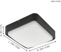 Потолочный светильник уличный Piove-c 97295 Eglo Потолочный светильник уличный Piove-c 97295 Eglo