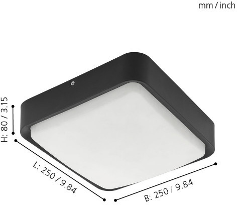 Потолочный светильник уличный Piove-c 97295 Eglo