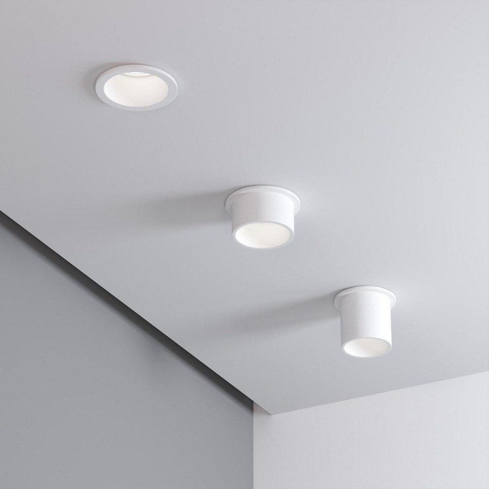 Встраиваемый светильник Elektrostandard Moll 25004/01 GU10 белый a064243