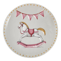 Тарелка "Лошадка", L25 W25 H2,5 см