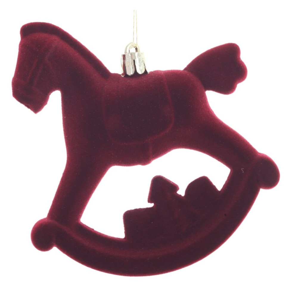 Набор из 2шт, Украшение новогоднее "Лошадка", L10 W5 H11 см