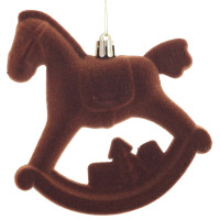 Набор из 2шт, Украшение новогоднее "Лошадка", L10 W5 H11 см