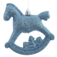 Набор из 2шт, Украшение новогоднее "Лошадка", L10 W5 H11 см