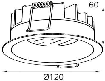 Точечный светильник IT06 IT06-6012 white 4000K Italline