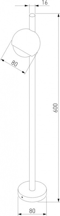 Наземный светильник Ball 35143/F Elektrostandard