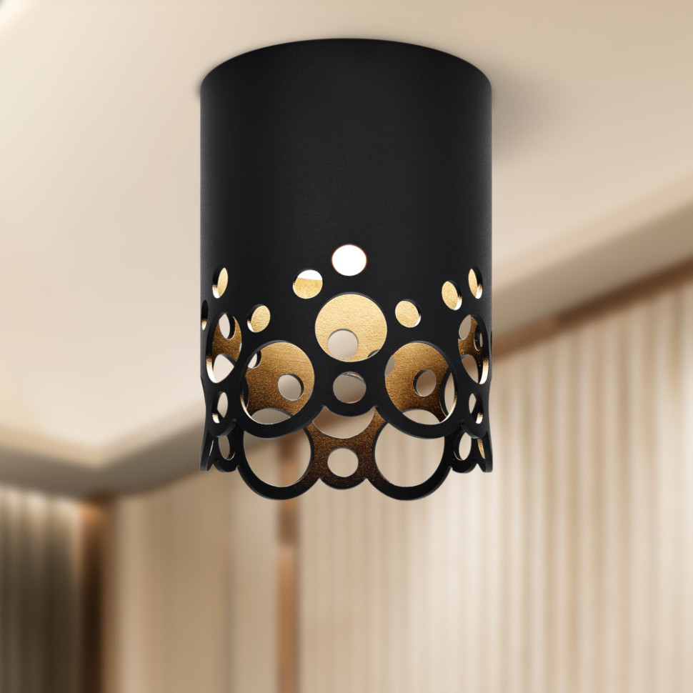 Точечный светильник  OL49 BK ЭРА