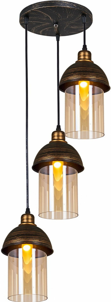 Подвесной светильник  03356-0.4-03 BK+GD Reluce