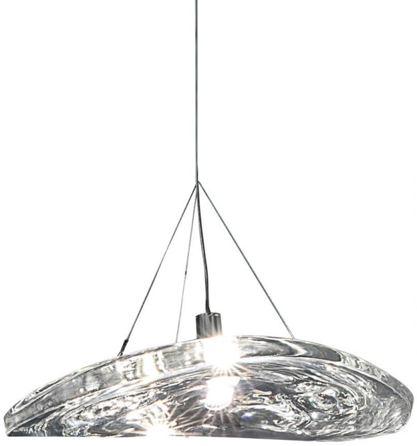 Подвесной светильник Manta 2049P/D300 silver/clear DeLight Collection