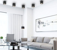 Точечный светильник DL 3028 DL 3028 black 3000K Italline