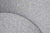 Кресло Napoli вращающееся светло-серая рогожка