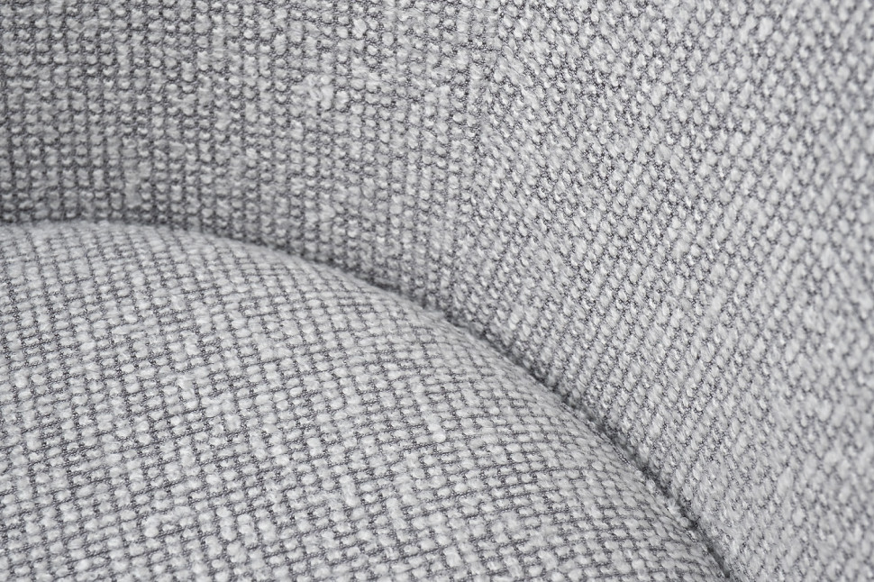 Кресло Napoli вращающееся светло-серая рогожка