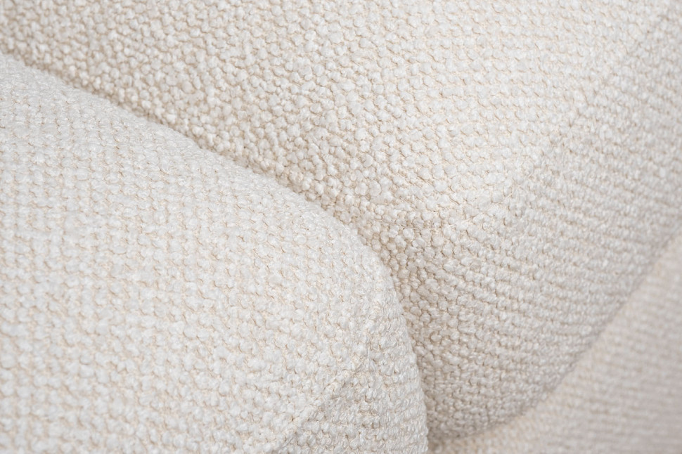 Диван Roberto трехместный букле кремовый