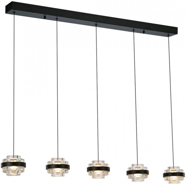 Подвесной светильник Indiana MD22030002-5B black/clear DeLight Collection