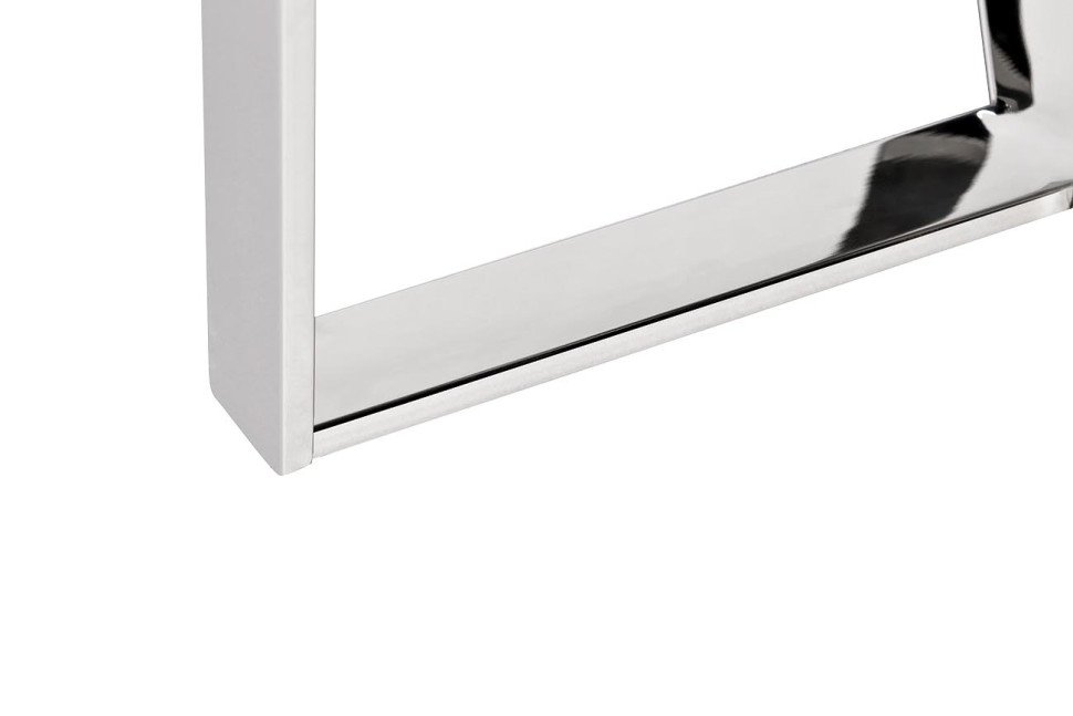 Столик журнальный с прозрачным стеклом (цвет хром)