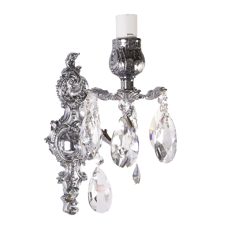 Бра 1рожк.15см."11607-01 chrom" Prousek