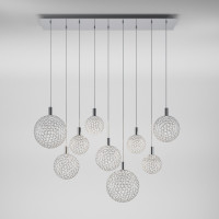 Подвесной светильник Gemini 90353/9 хром Eurosvet