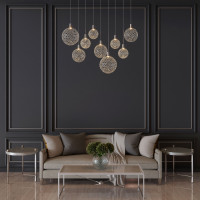 Подвесной светильник Gemini 90353/9 хром Eurosvet